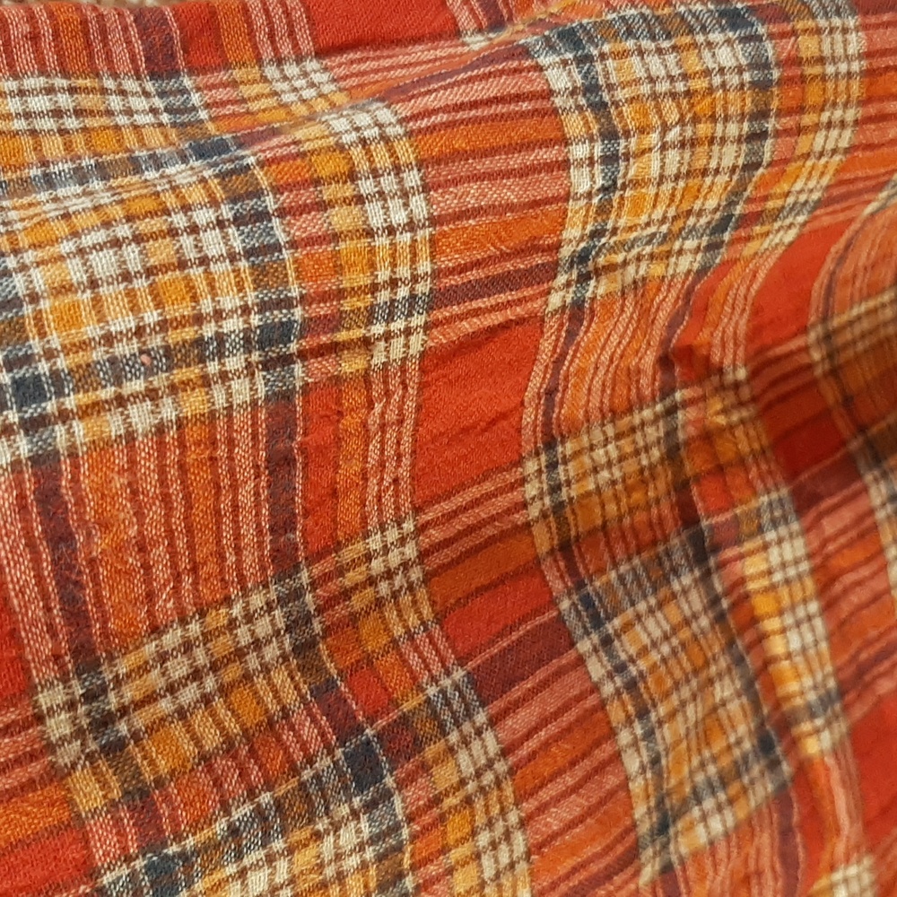 🥀NWT/NWOT Promesa V-Neck Plaid Frayed Blouse (S)🥀 - Picture 3 of 10